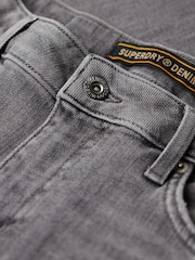 Серый - Хлопковые джинсы скинни Superdry - Изображение 8 из 8