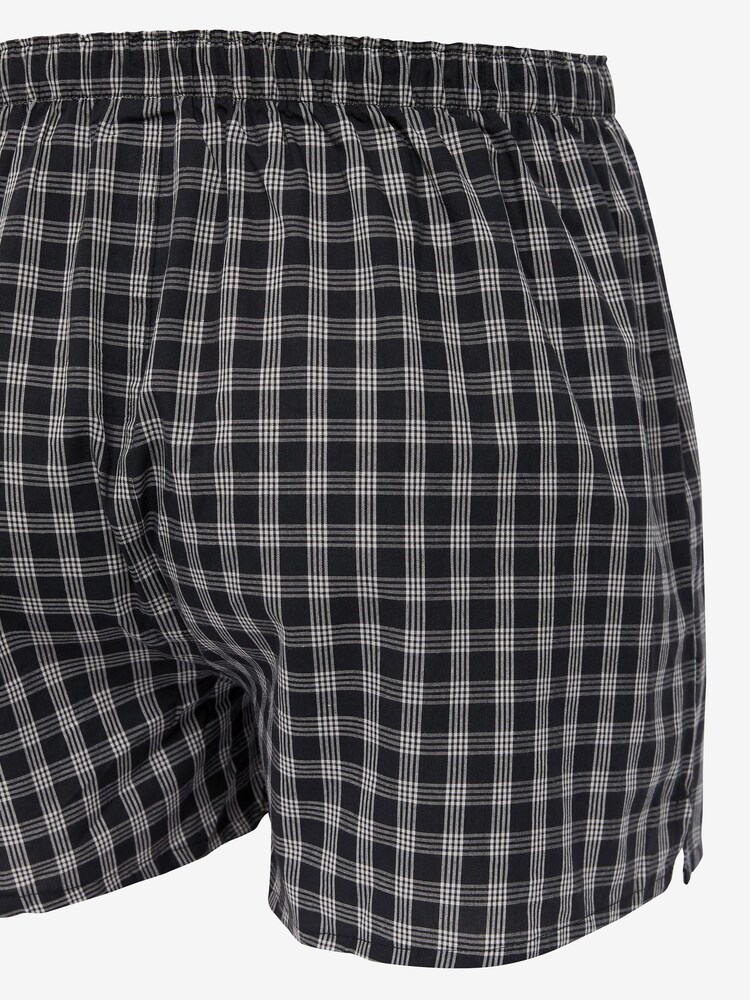 Noir - Boxers tissés en pur coton - Image 8 of 9