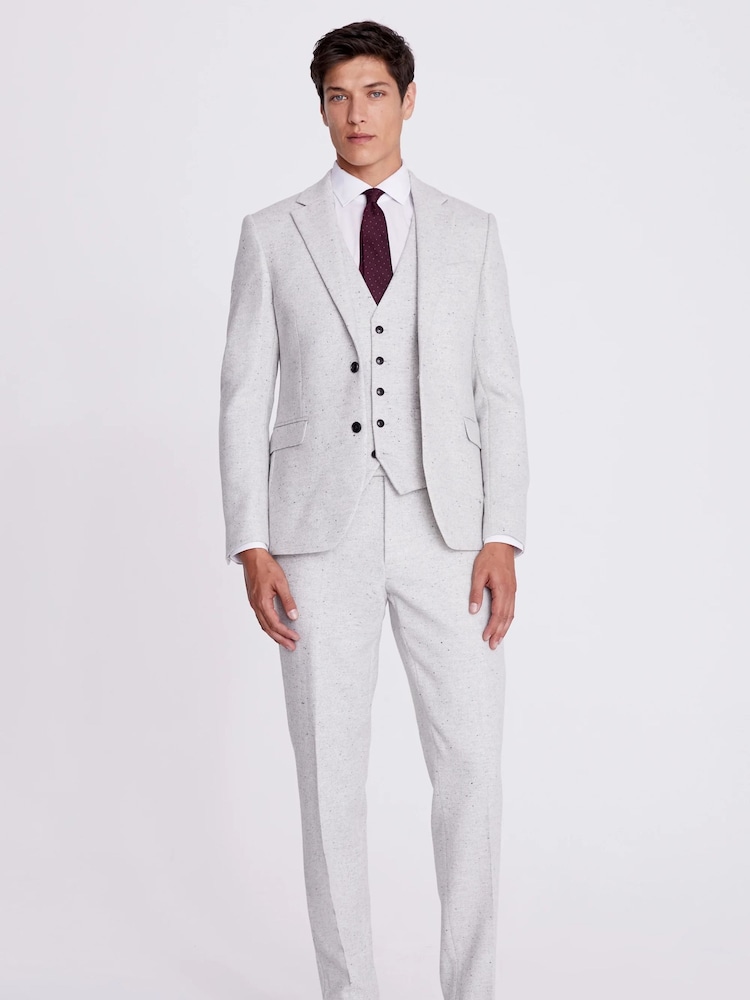 MOSS slim-fit Donegal tweedjasje - Image 4 of 7