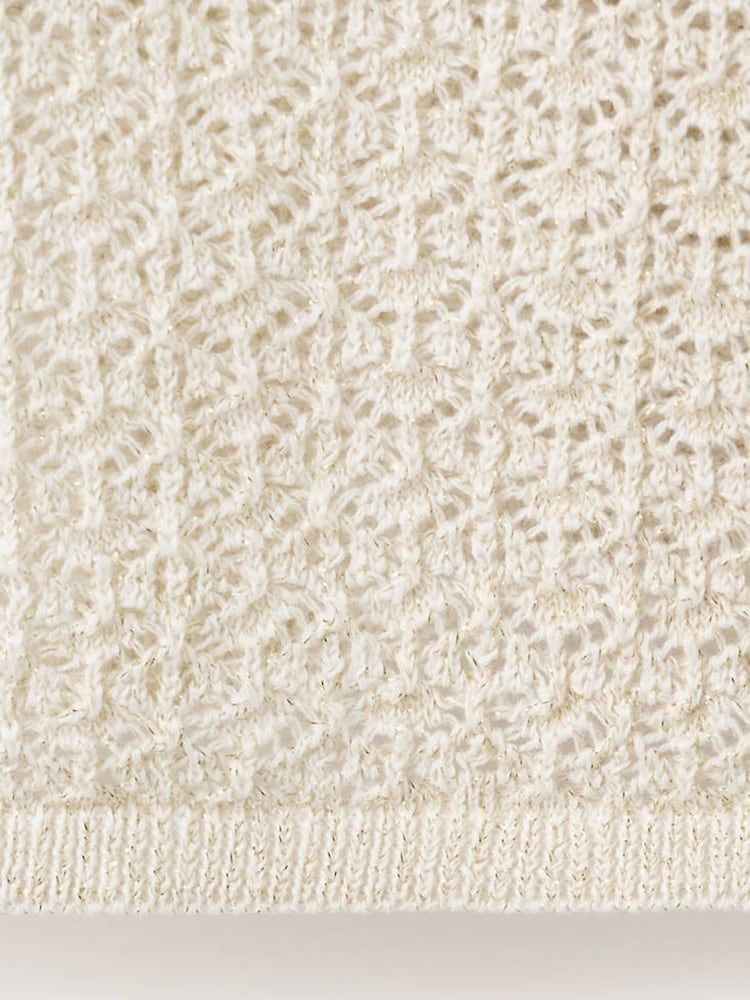 Mango Gold Shimmer Lightweight Jumper - Image 7 of 7