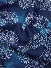 Mango Blue Printed Scarf - Image 3 of 3
