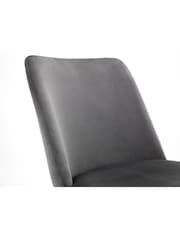 Julian Bowen Set of 2 Grey Delaunay Dining Chairs - Image 3 of 3