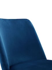Julian Bowen Set of 2 Blue Delaunay Dining Chairs - Image 3 of 3