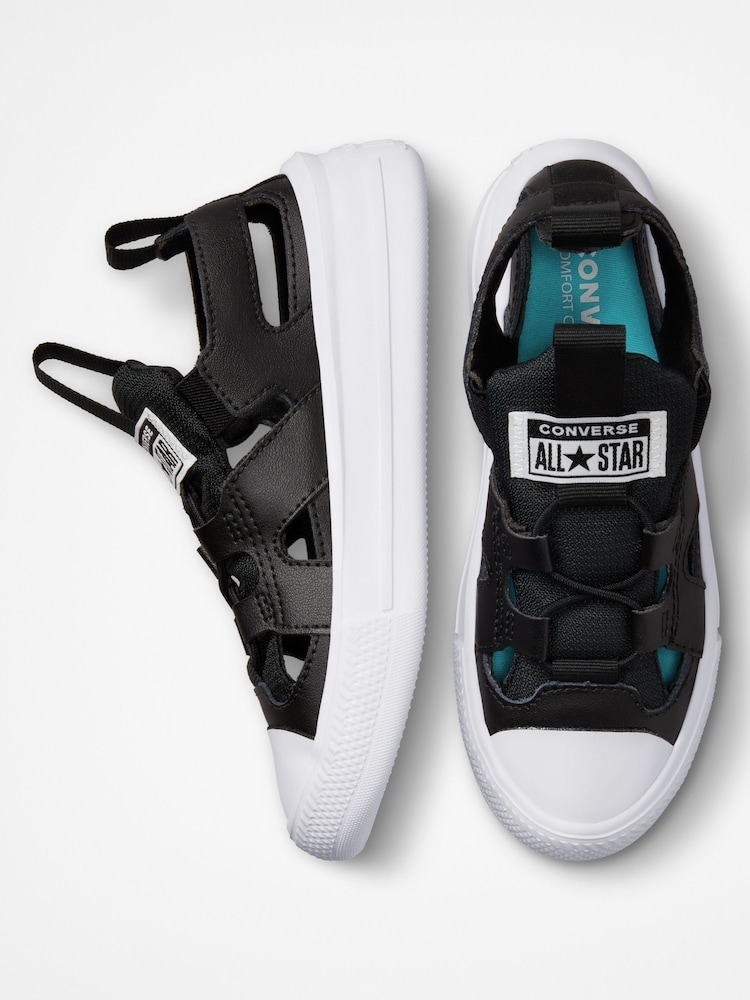 Converse Black/White All Star Ultra Junior Sandals - Image 5 of 6