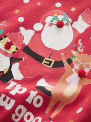 Red Santa Christmas Sweatshirt Jumper (3-16yrs) - Image 3 of 3