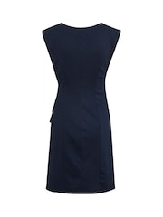 Kaffe India Sleeveless Ruched Fitted Dress - Image 5 of 5