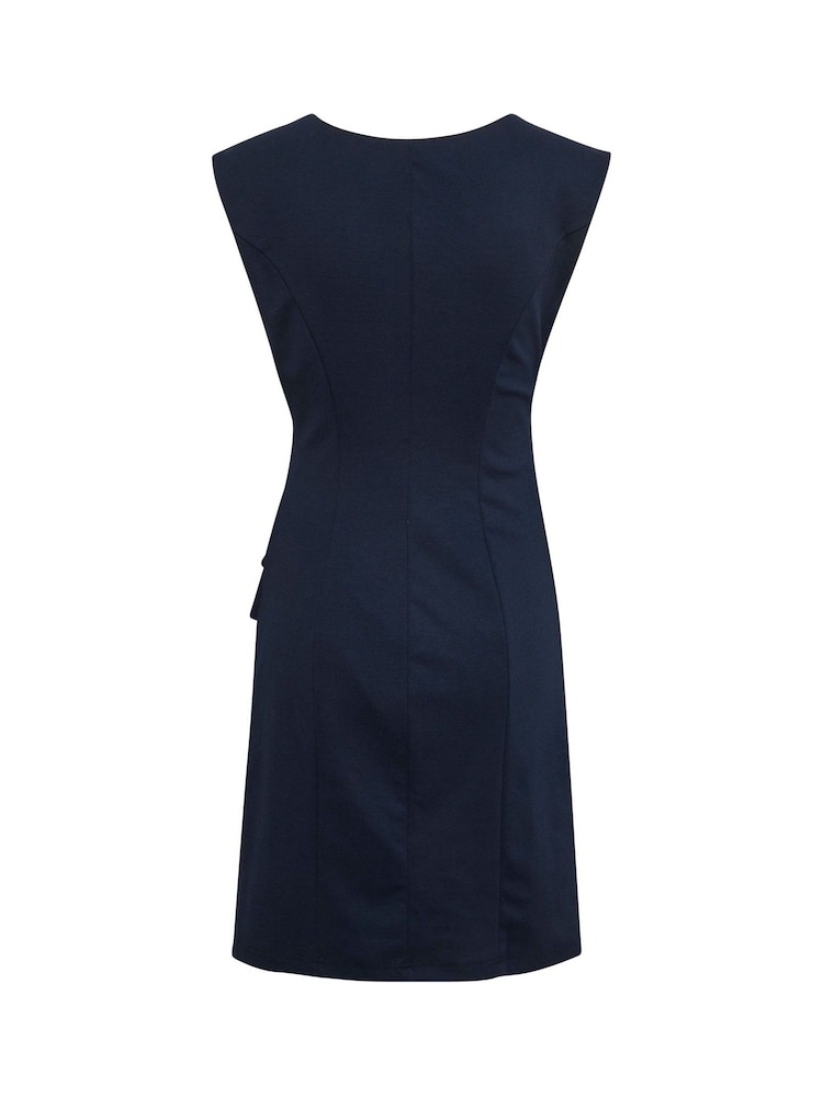 Kaffe India Sleeveless Ruched Fitted Dress - Image 5 of 5