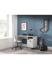Julian Bowen Grey Lakers Locker Storage Desk - Image 2 of 8