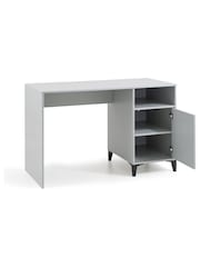 Julian Bowen Grey Lakers Locker Storage Desk - Image 5 of 8