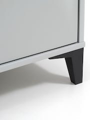 Julian Bowen Grey Lakers Locker Storage Desk - Image 7 of 8