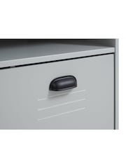 Julian Bowen Grey Lakers Locker Storage Desk - Image 8 of 8