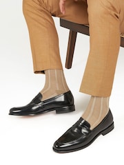 Loake by Jones Bootmaker Ohio Mens Goodyear Welted Leather Loafers - Image 1 of 6