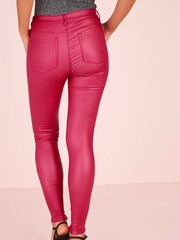 Pink Next Coated Skinny Jeans - Image 3 of 4