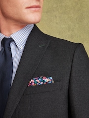 Joules Charcoal Grey Wool Slim Fit Suit: Jacket - Image 4 of 12
