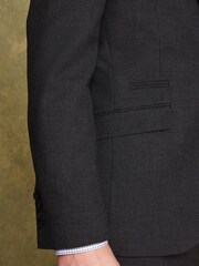 Joules Charcoal Grey Wool Slim Fit Suit: Jacket - Image 6 of 12