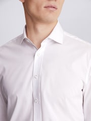 MOSS White Tailored Stretch Shirt - Image 2 of 5