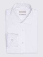 MOSS White Tailored Stretch Shirt - Image 4 of 5