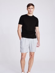 Чорний - MOSS круглий виріз 100% Cotton футболки - Image 2 of 4