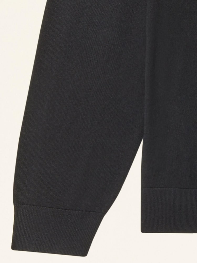 MOSS Black Merino Blend Roll Neck Jumper - Image 6 of 6