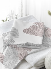 Drift Home Green Ginkgo Duvet Cover and Pillowcase Set - Image 3 of 4