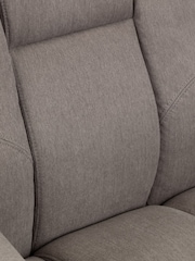 Julian Bowen Grey Malmo Swivel Recliner and Stool - Image 2 of 3