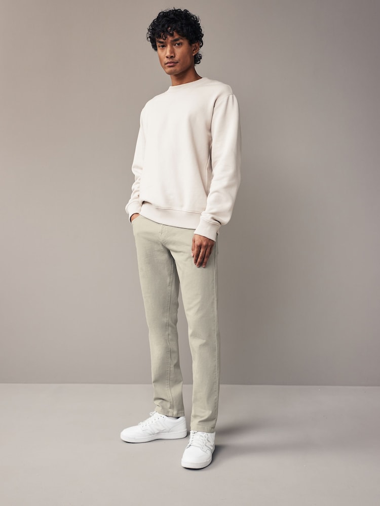Stone Coloured Stretch Jeans - Image 3 of 10