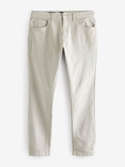 Stone Coloured Stretch Jeans - Image 6 of 10