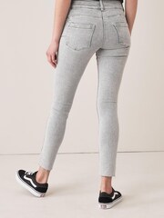Light Grey Raw Hem Lift, Slim And Shape Skinny Jeans - Image 2 of 4