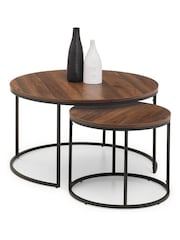 Julian Bowen Brown Bellini Round Coffee Table - Image 4 of 5