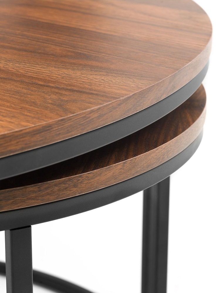 Julian Bowen Brown Bellini Round Coffee Table - Image 5 of 5