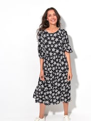Khost Animal Star Print Tiered Dress - Image 1 of 5