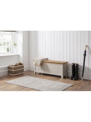 Julian Bowen Grey Aspen Storage Bench - Image 1 of 5