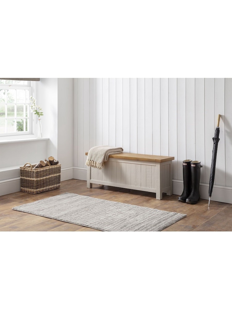 Julian Bowen Grey Aspen Storage Bench - Image 1 of 5