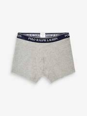 Rojo/gris/azul - Pack de 5 bóxers clásicos y elásticos de Polo Ralph Lauren - Imagen 10 de 13