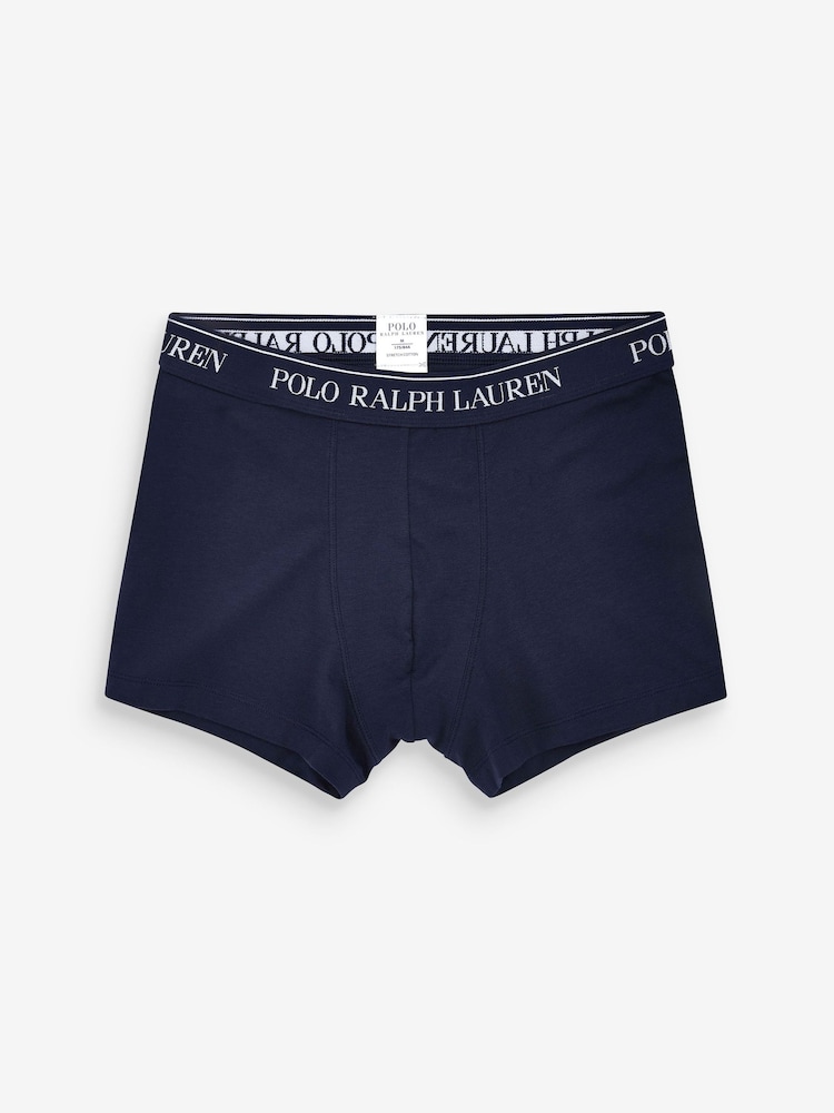 Rojo/gris/azul - Pack de 5 bóxers clásicos y elásticos de Polo Ralph Lauren - Imagen 13 de 13