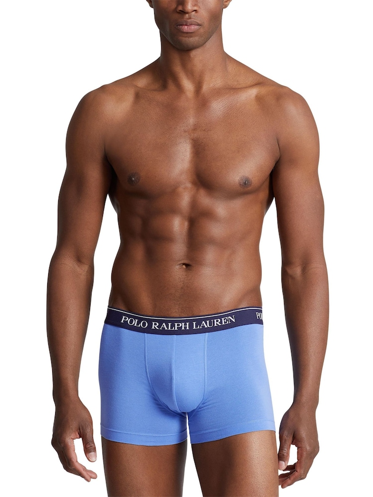 Rojo/gris/azul - Pack de 5 bóxers clásicos y elásticos de Polo Ralph Lauren - Imagen 2 de 13