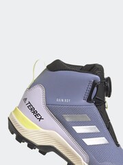 adidas Purple Terrex Winter Mid Boa Hiking Trainers - Image 7 of 7