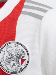 adidas White Ajax Amsterdam 21/22 Home Jersey - Image 4 of 5