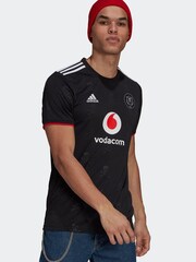 adidas Black Orlando Pirates FC 21/22 Home Jersey - Image 1 of 7