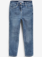 Mid Blue Cropped Slim Jeans - Image 5 of 5