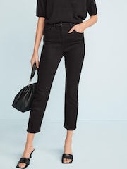 Black Cropped Slim Jeans - Image 1 of 1