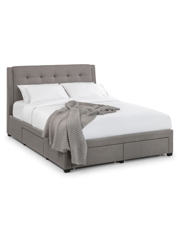 Julian Bowen Grey Fullerton 4 Drawer Bed - Image 2 of 5
