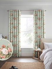 Laura Ashley Sage Green Rosemore Made To Measure Curtains - Image 2 of 6