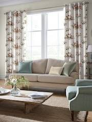 Laura Ashley Natural Rosemore Made To Measure Curtains - Image 1 of 6