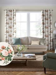 Laura Ashley Natural Rosemore Made To Measure Curtains - Image 2 of 6