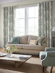 Laura Ashley Sage Green Picardie Made To Measure Curtains - Image 2 of 6