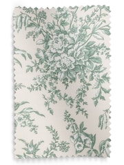 Laura Ashley Sage Green Picardie Made To Measure Curtains - Image 6 of 6