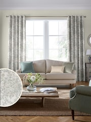 Laura Ashley Green Picardie Made To Measure Curtains - Image 2 of 9