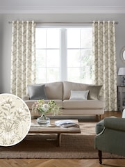 Laura Ashley Natural Parterre Made To Measure Curtains Curtains - Image 2 of 6