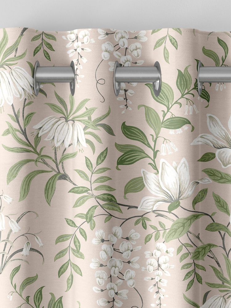 Laura Ashley Blush Pink Parterre Made To Measure Curtains - Image 5 of 6